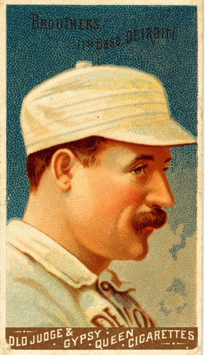 Portrait of Dan Brouthers by American School